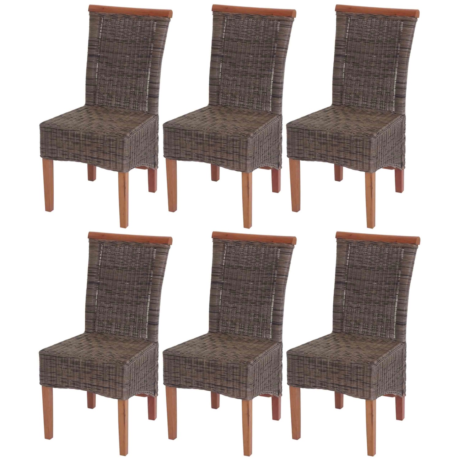 MCW Esszimmerstuhl Sinio 6er-Set ohne Sitzkissen MCW Esszimmerstuhl Sinio 6er-Set ohne Sitzkissen von MCW