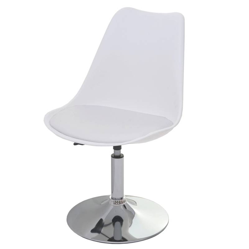 MCW Esszimmerstuhl Vaasa T501 2er-Set Weiß Chromfuß von MCW