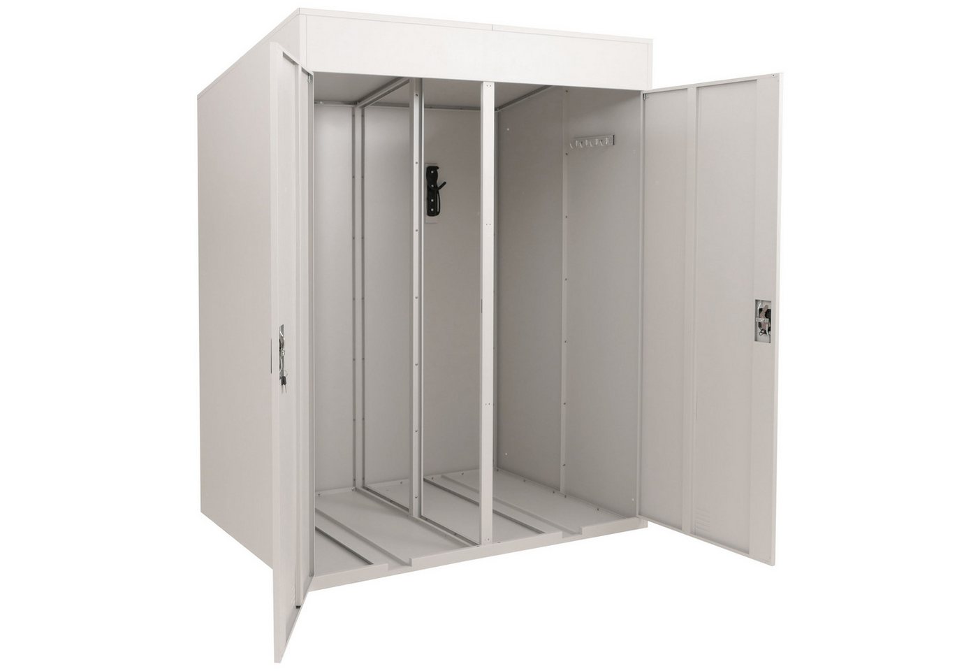 MCW Fahrradbox MCW-H66b (1 St), Abschließbare Türen, Wetterfestes Design sorgt für optimalen Schutz von MCW