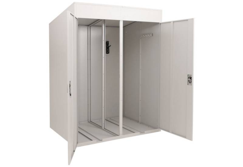 MCW Fahrradbox MCW-H66b (1 St), Abschließbare Türen, Wetterfestes Design sorgt für optimalen Schutz von MCW