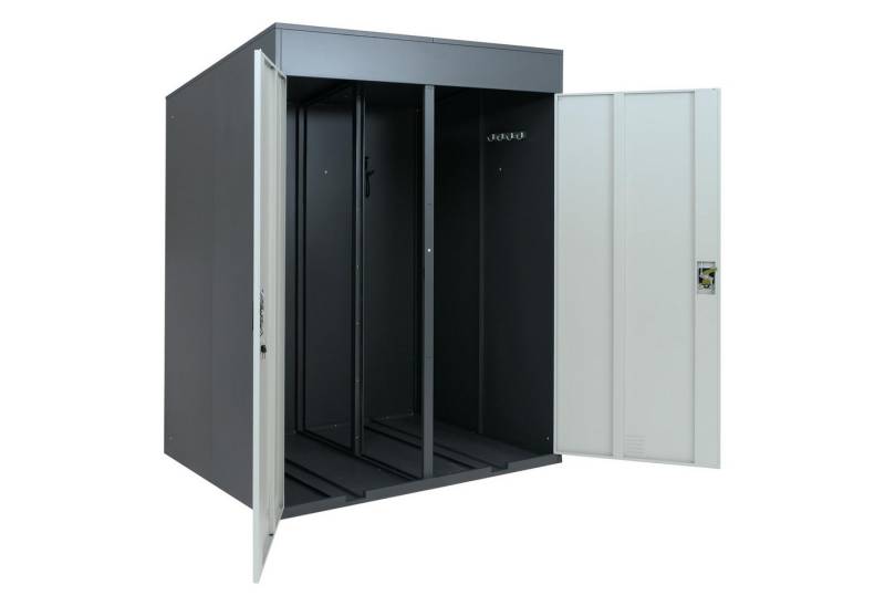 MCW Fahrradbox MCW-H66b (1 St), Abschließbare Türen, Wetterfestes Design sorgt für optimalen Schutz von MCW