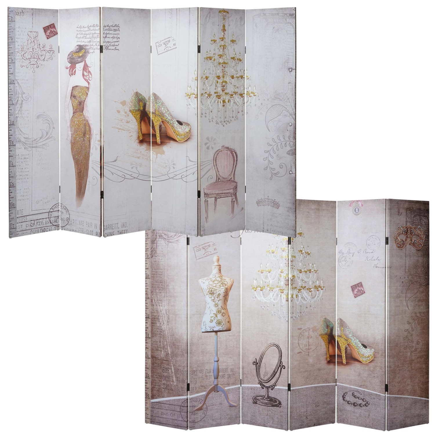 MCW Foto-Paravent Retro 180x240cm MCW Foto-Paravent Retro 180x240cm von MCW