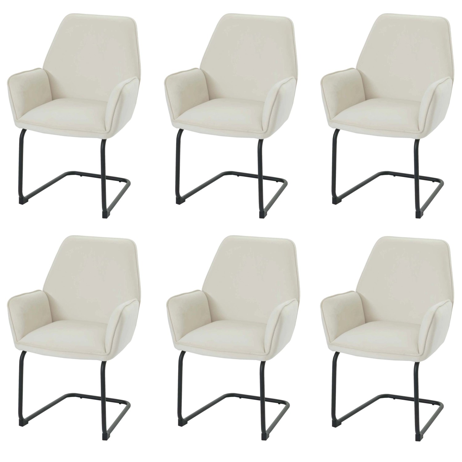 MCW Freischwinger G67 6er-Set Creme-Beige MCW Freischwinger G67 6er-Set Creme-Beige von MCW