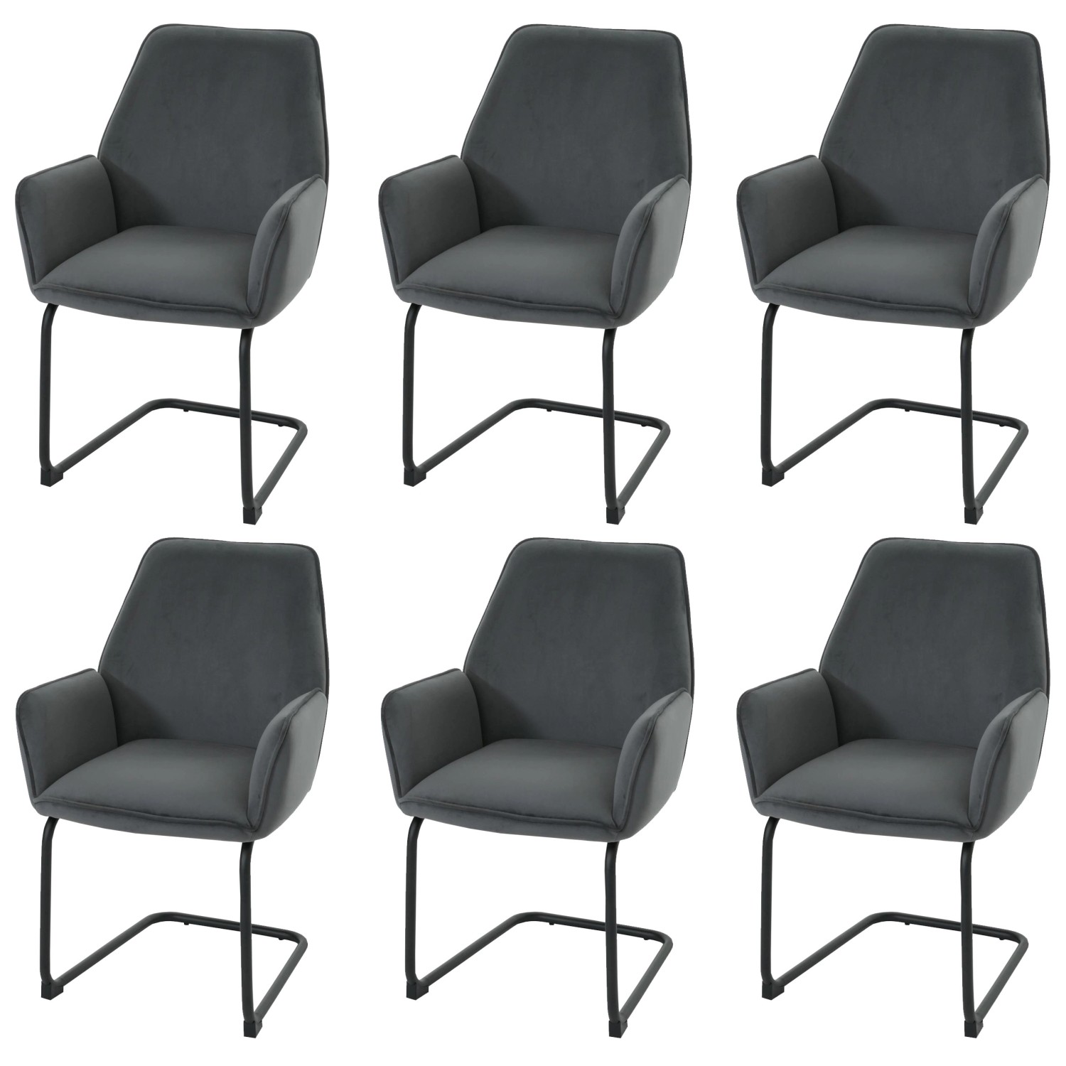 MCW Freischwinger G67 6er-Set Dunkelgrau MCW Freischwinger G67 6er-Set Dunkelgrau von MCW