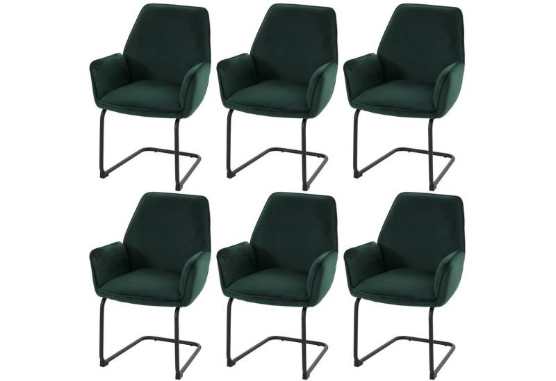 MCW Freischwinger MCW-G67-FS-6 (6er-Set, 6 St), Abgerundete Ecken, Mit Fußbodenschoner von MCW