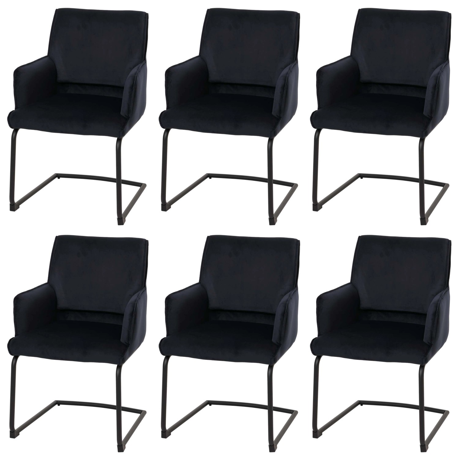 MCW Freischwinger N60 6er-Set Anthrazit-Blau MCW Freischwinger N60 6er-Set Anthrazit-Blau von MCW