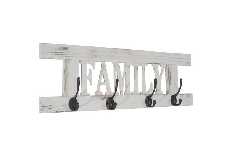 MCW Garderobenpaneel Familie-MCW-C60, Shabby-Look, Kleiderhaken individuell anbringbar von MCW