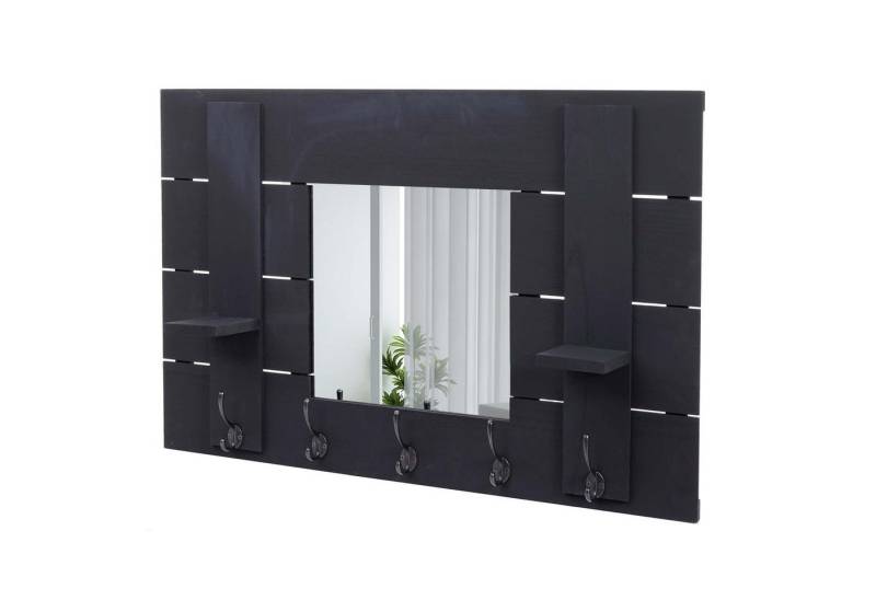 MCW Garderobenpaneel MCW-C89S, 2 Ablageflächen, 5 große Haken, BSCI-Sozialstandards geprüft von MCW