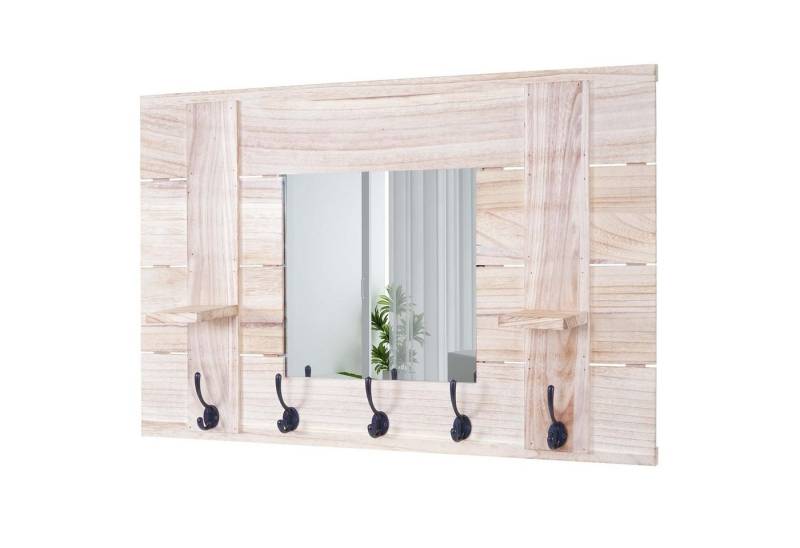 MCW Garderobenpaneel MCW-C89S (kein Set), 2 Ablageflächen, 5 große Haken, BSCI-Sozialstandards geprüft von MCW