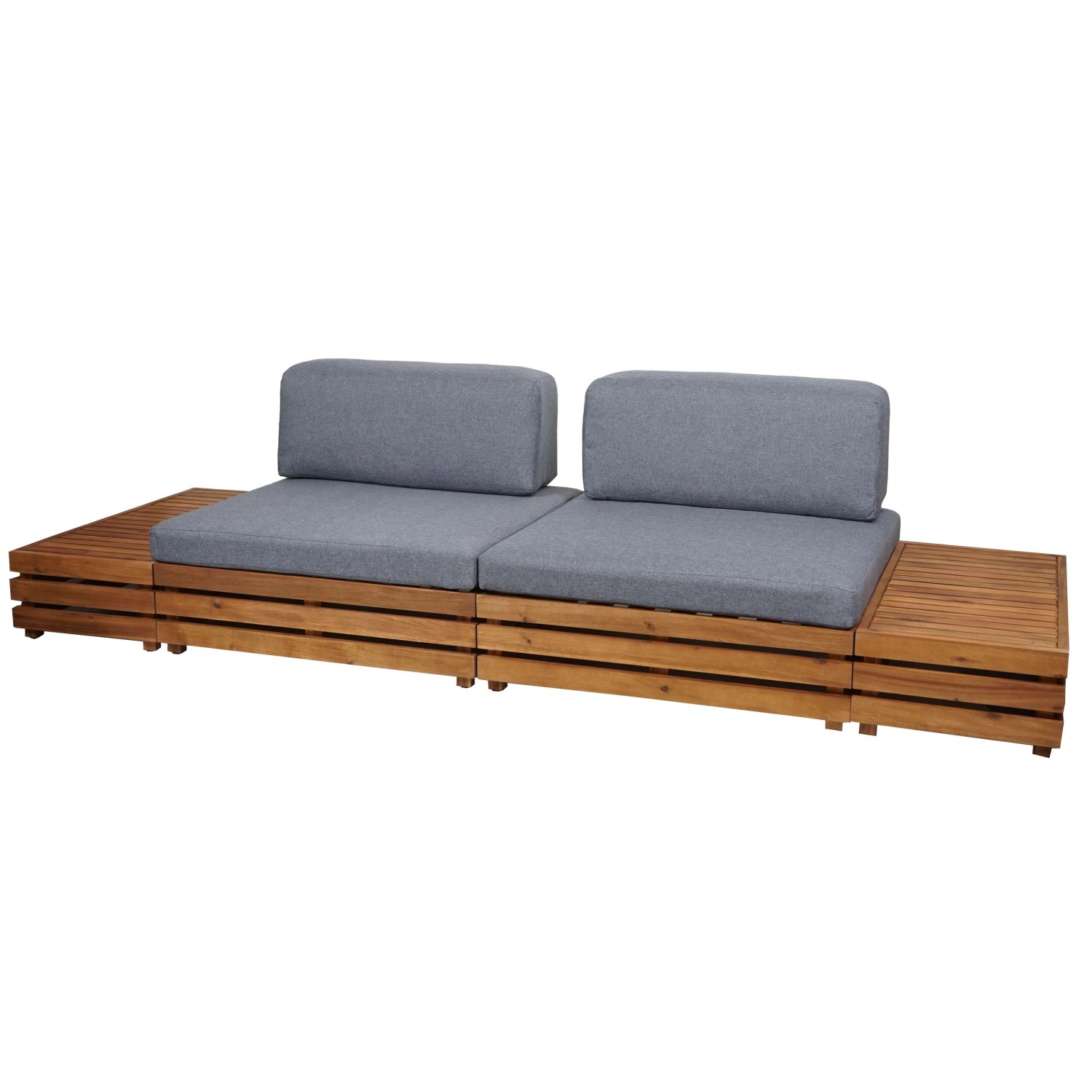 MCW Garten-Garnitur L28 4er-Set Polster Dunkelgrau MCW Garten-Garnitur L28 4er-Set Polster Dunkelgrau von MCW