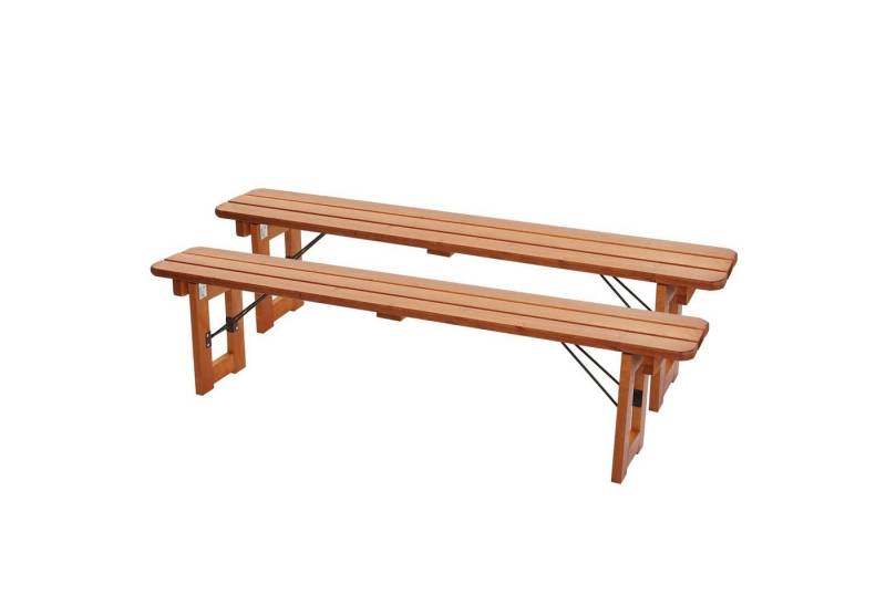 MCW Gartenbank MCW-J61-B (Set, 2-St., 2er), Gastroqualität, Kompakt zusammenklappbar, Für Außen- und Innenbereich von MCW