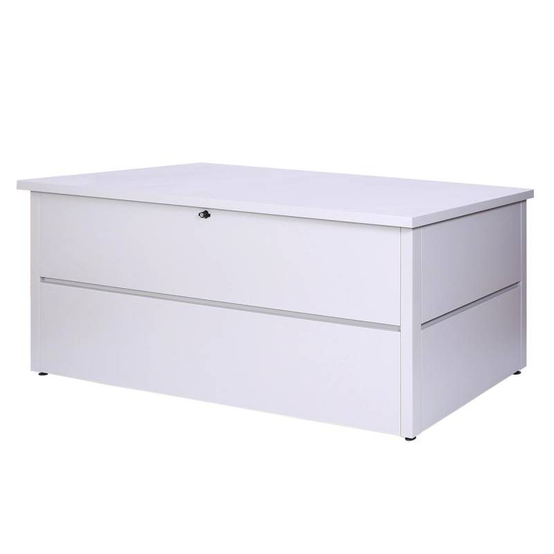 MCW Gartentruhe J56 Abschließbar 69x185x85cm Hellgrau von MCW
