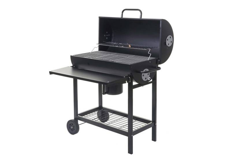 MCW Holzkohlegrill MCW-F70, inklusive regulierbarer Luftzufuhr, Warmhalterost, mit Rädern von MCW