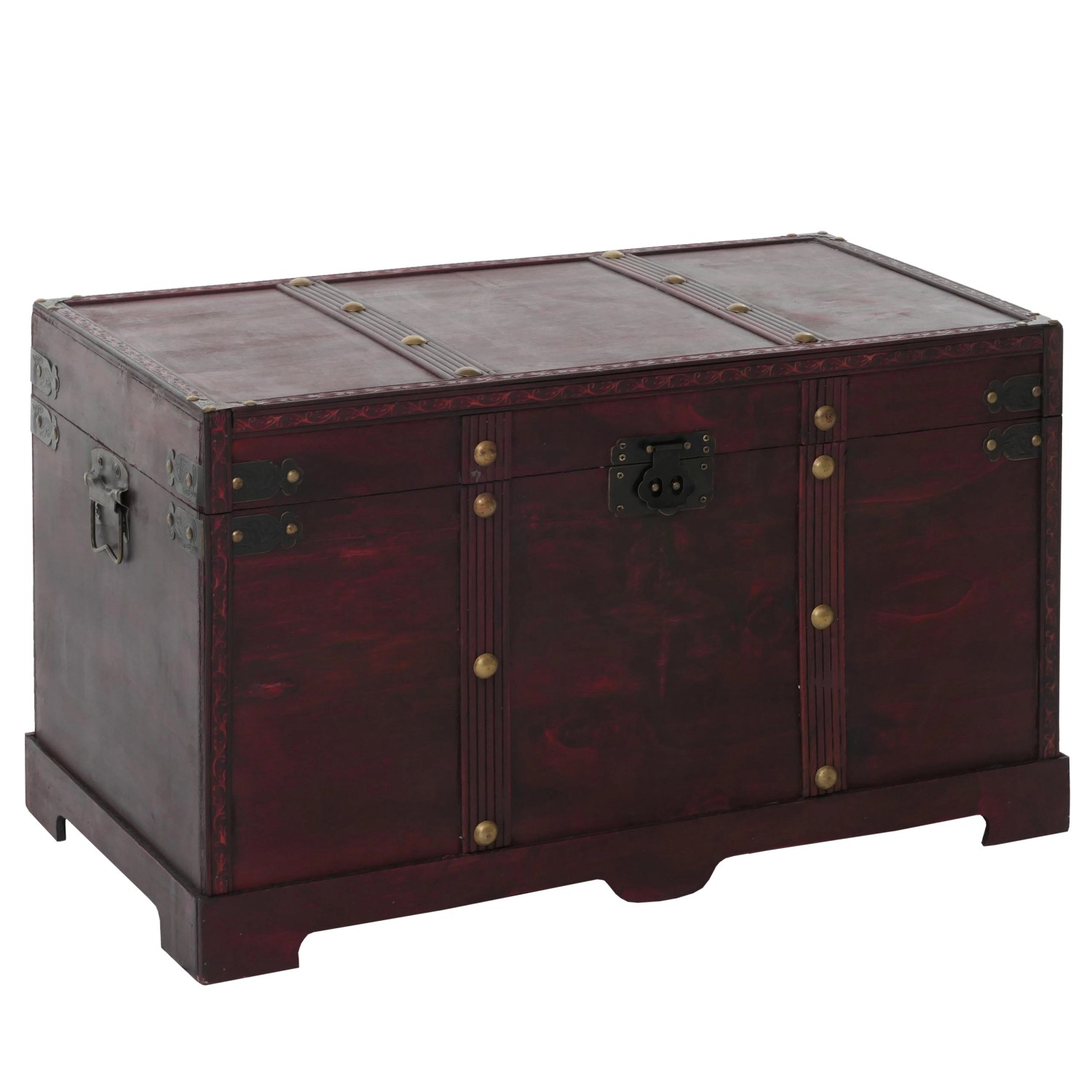 MCW Holztruhe Antibes Antikoptik 39x67x38cm Eckig MCW Holztruhe Antibes Antikoptik 39x67x38cm Eckig von MCW