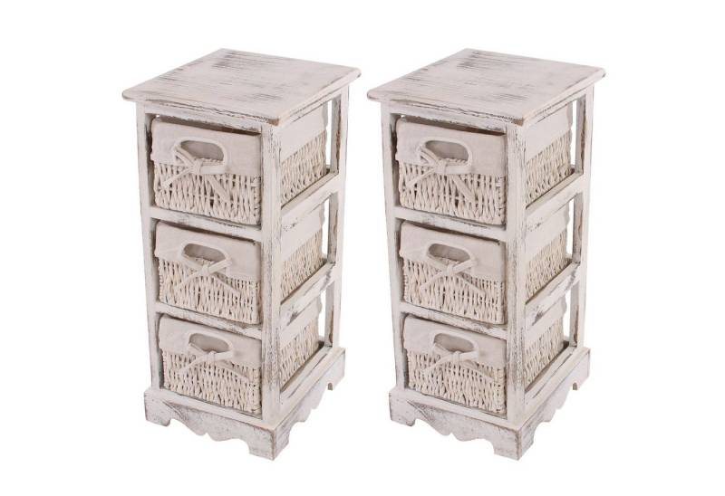 MCW Kommode 2xRegal-K (2er), 2er-Set, 3x geräumige Maiskorbschubladen, viel Stauraum, stabile Körbe MCW Kommode 2xRegal-K (2er), 2er-Set, 3x geräumige Maiskorbschubladen, viel Stauraum, stabile Körbe von MCW