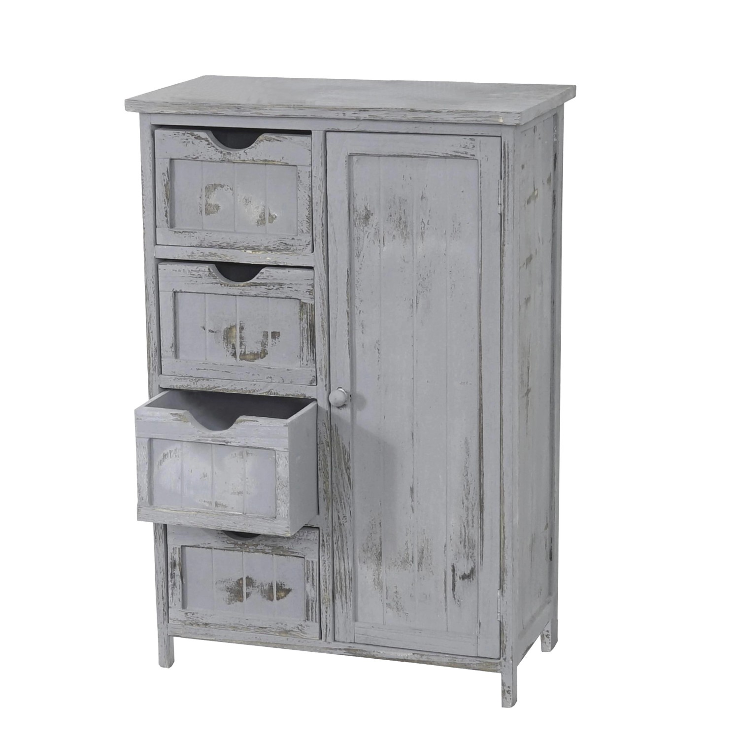MCW Kommode D12 82x55x30cm Grau MCW Kommode D12 82x55x30cm Grau von MCW
