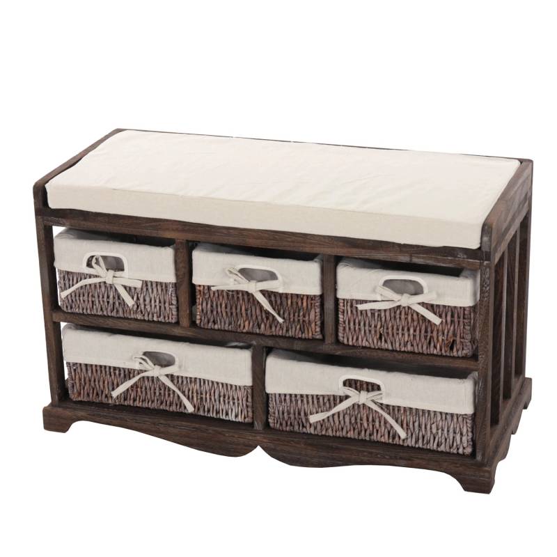 MCW Kommode Und Sitzbank 5 Schubladen Braun von MCW