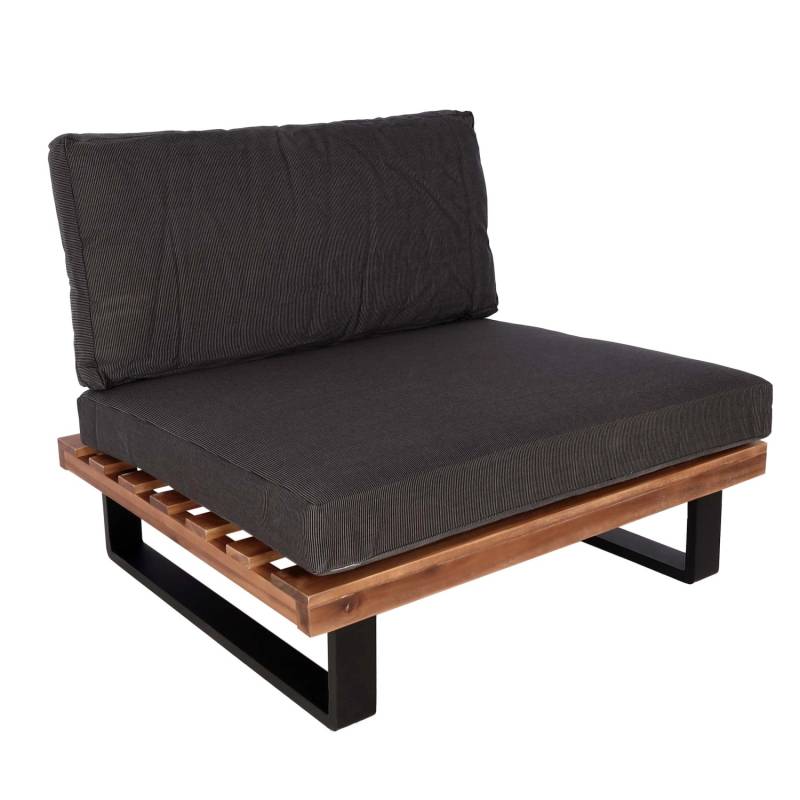 MCW Lounge-Sessel H54 Braun Polster Dunkelgrau von MCW