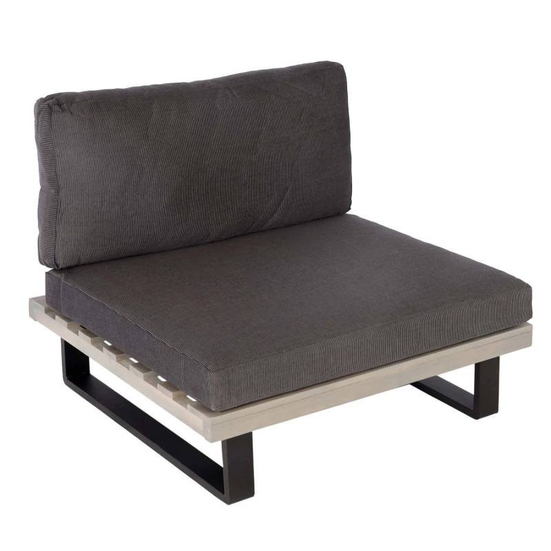 MCW Lounge-Sessel H54 Grau Polster Dunkelgrau von MCW