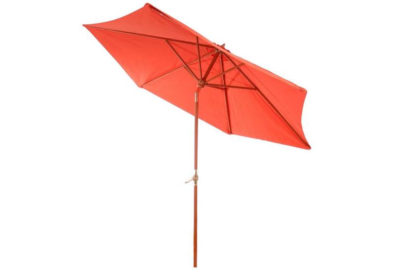 MCW Marktschirm Lissabon -3m, LxB: 300x300 cm, UV Schutz 50, Besonders stabile Streben von MCW