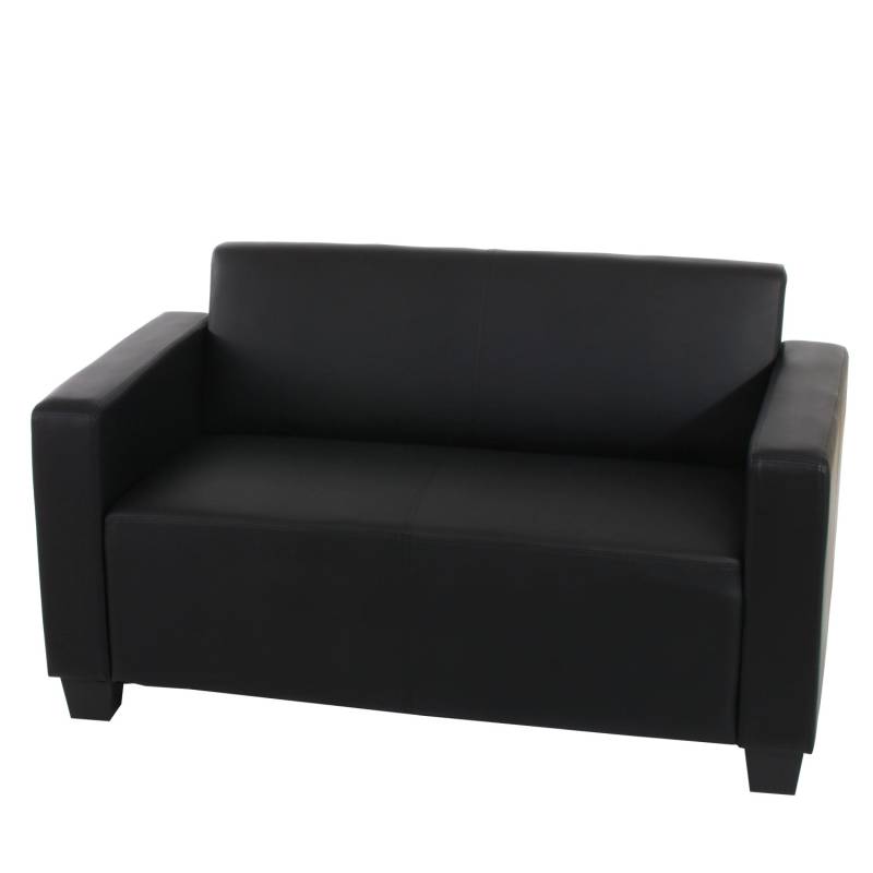 MCW Modular 2er Sofa Couch Moncalieri Loungesofa Kunstleder 136cm Schwarz von MCW