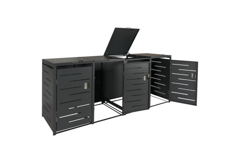 MCW Mülltrennsystem MCW-E83-4, Belüftungsschlitze, abschließbar, von oben zu öffnen MCW Mülltrennsystem MCW-E83-4, Belüftungsschlitze, abschließbar, von oben zu öffnen von MCW