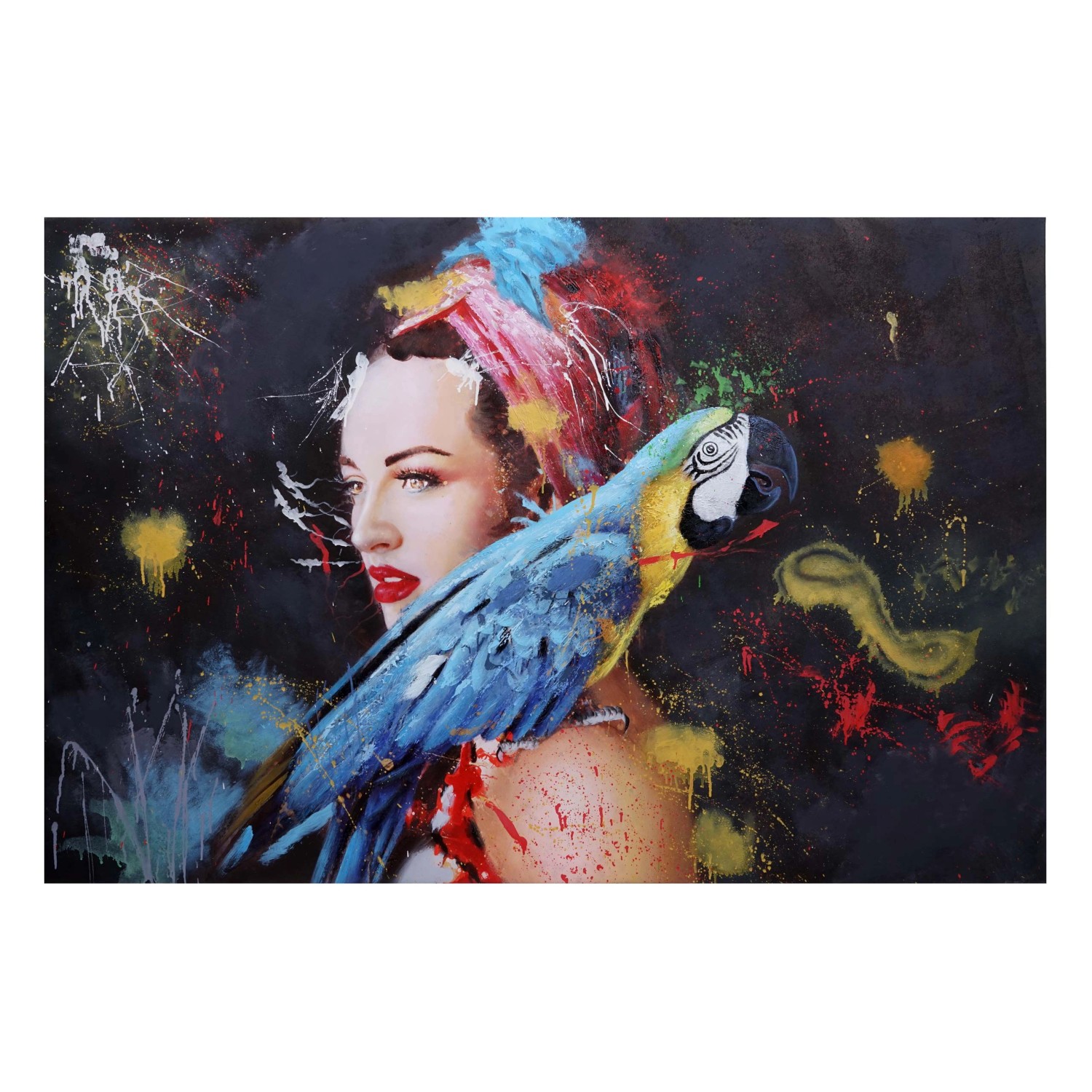 MCW Ölgemälde Frau H25 Handgemalt 80x120cm MCW Ölgemälde Frau H25 Handgemalt 80x120cm von MCW