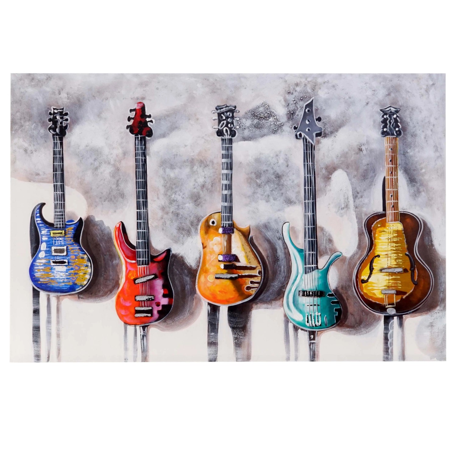 MCW Ölgemälde Gitarren Handgemalt MCW Ölgemälde Gitarren Handgemalt von MCW