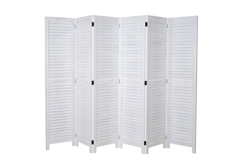MCW Paravent MCW-C30, 6 Panele, Fensterladenoptik fertig montiert optische Raumvergrößerung von MCW