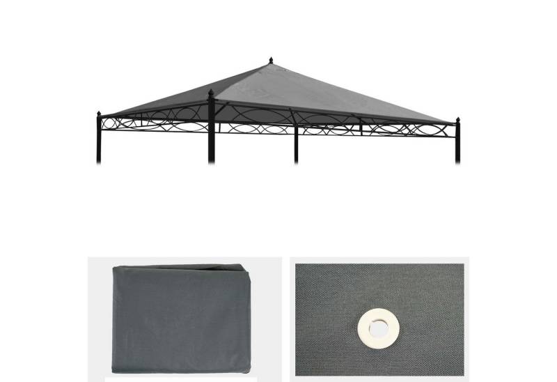 MCW Pavillon-Ersatzdach Calpe 3x3-E, 372 x 569 cm, UV-Schutz: UV50+ von MCW