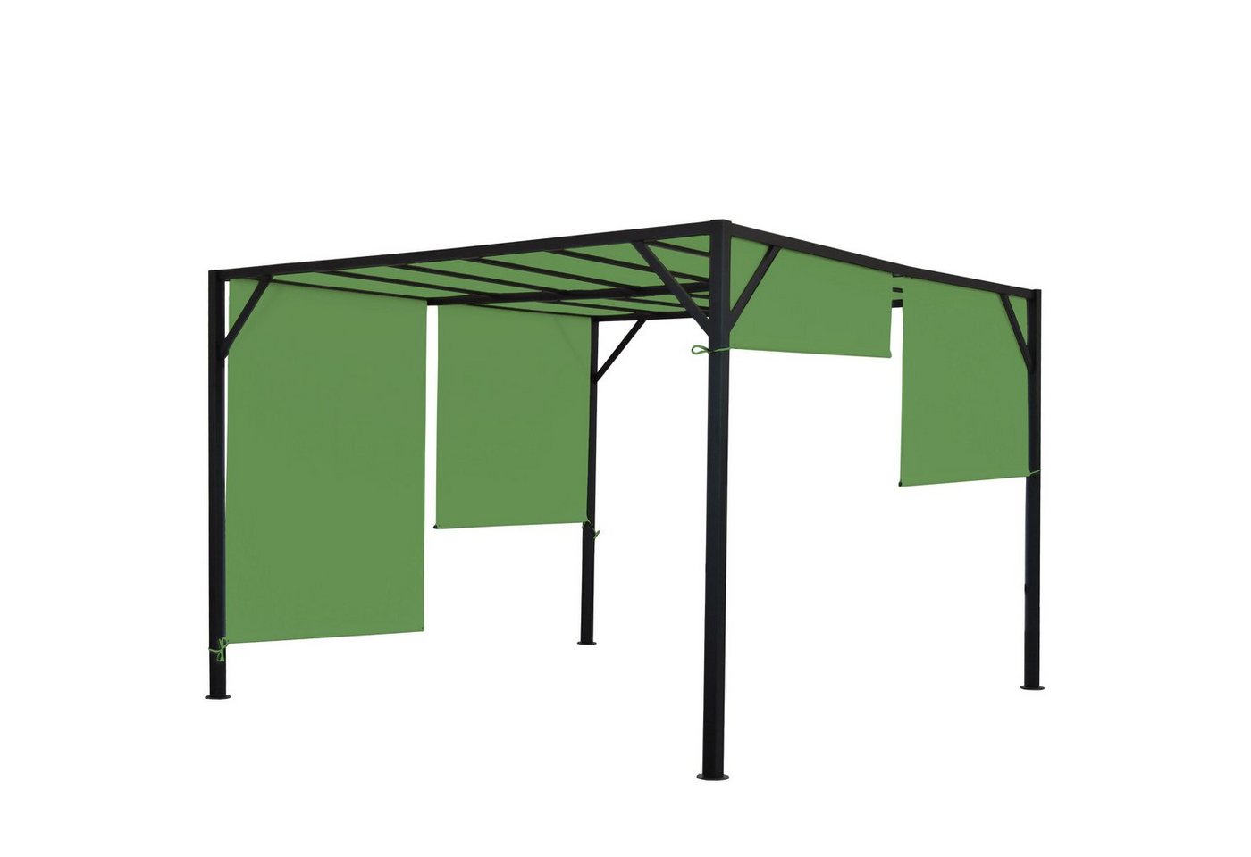 MCW Pergola Beja-3x3, BxTxH: 305x305x212 cm, mit Schiebedach, Mit Wasserablaufösen, UV-Schutz UV30+ von MCW