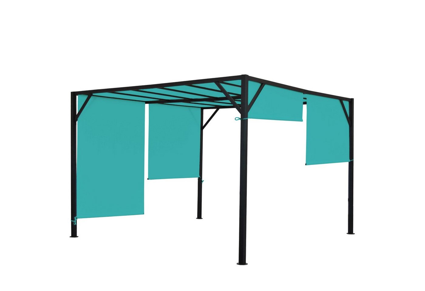 MCW Pergola Beja-3x3, BxTxH: 305x305x212 cm, mit Schiebedach, Mit Wasserablaufösen, UV-Schutz UV30+ von MCW