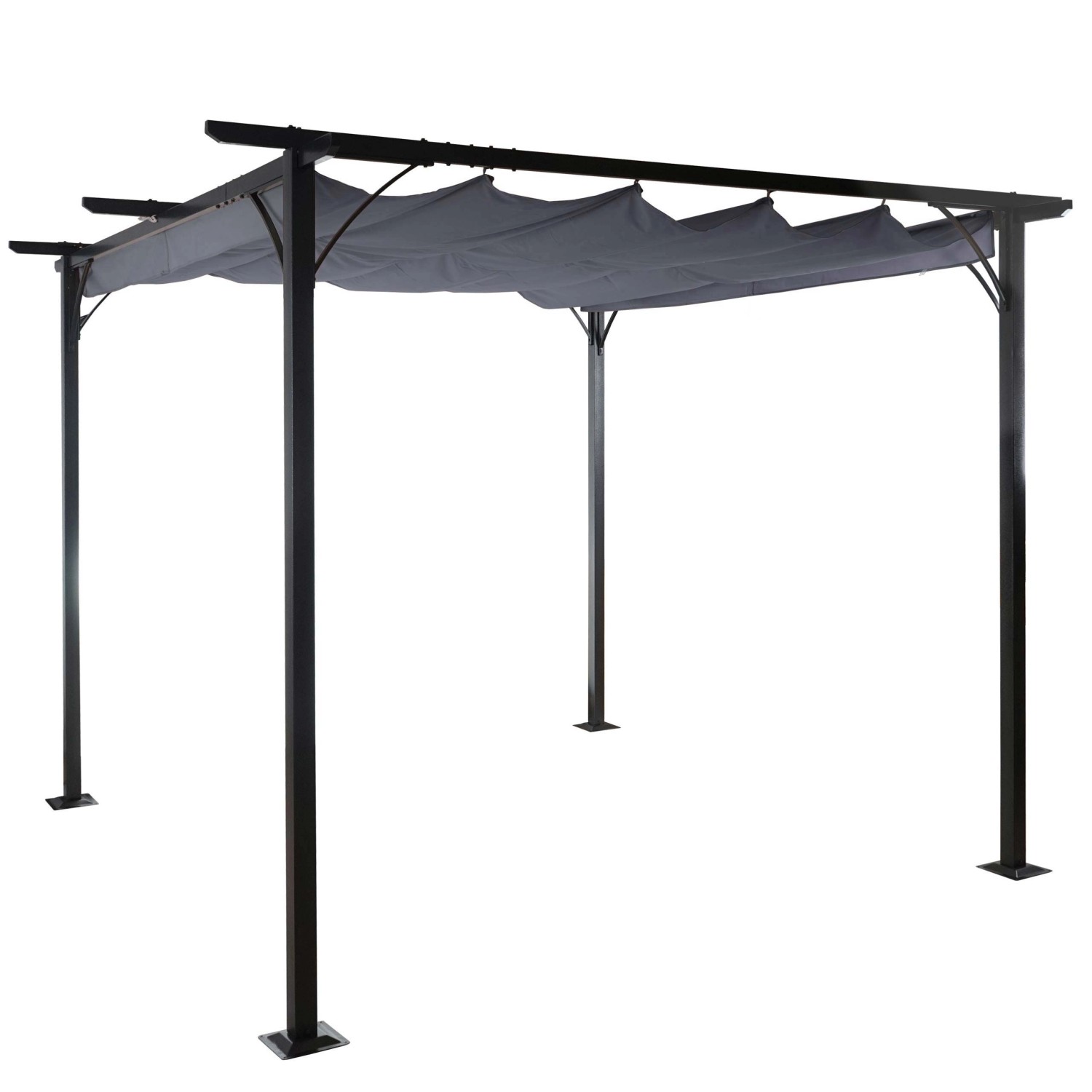 MCW Pergola C42 3,5x3,5m Grau von MCW