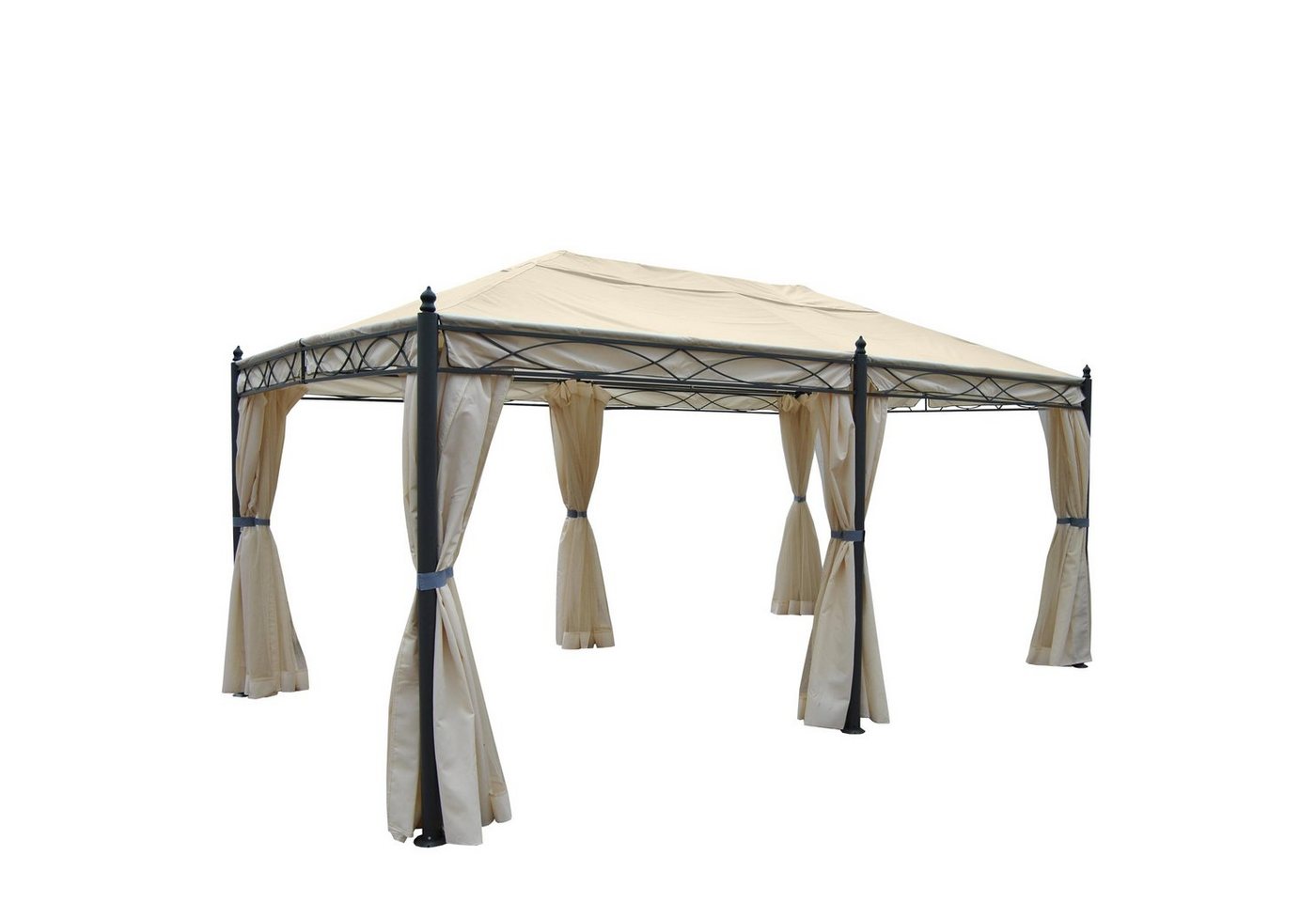 MCW Pergola Calpe, UV-Schutz: UV50+, mit Seitenwand und Moskitonetz von MCW