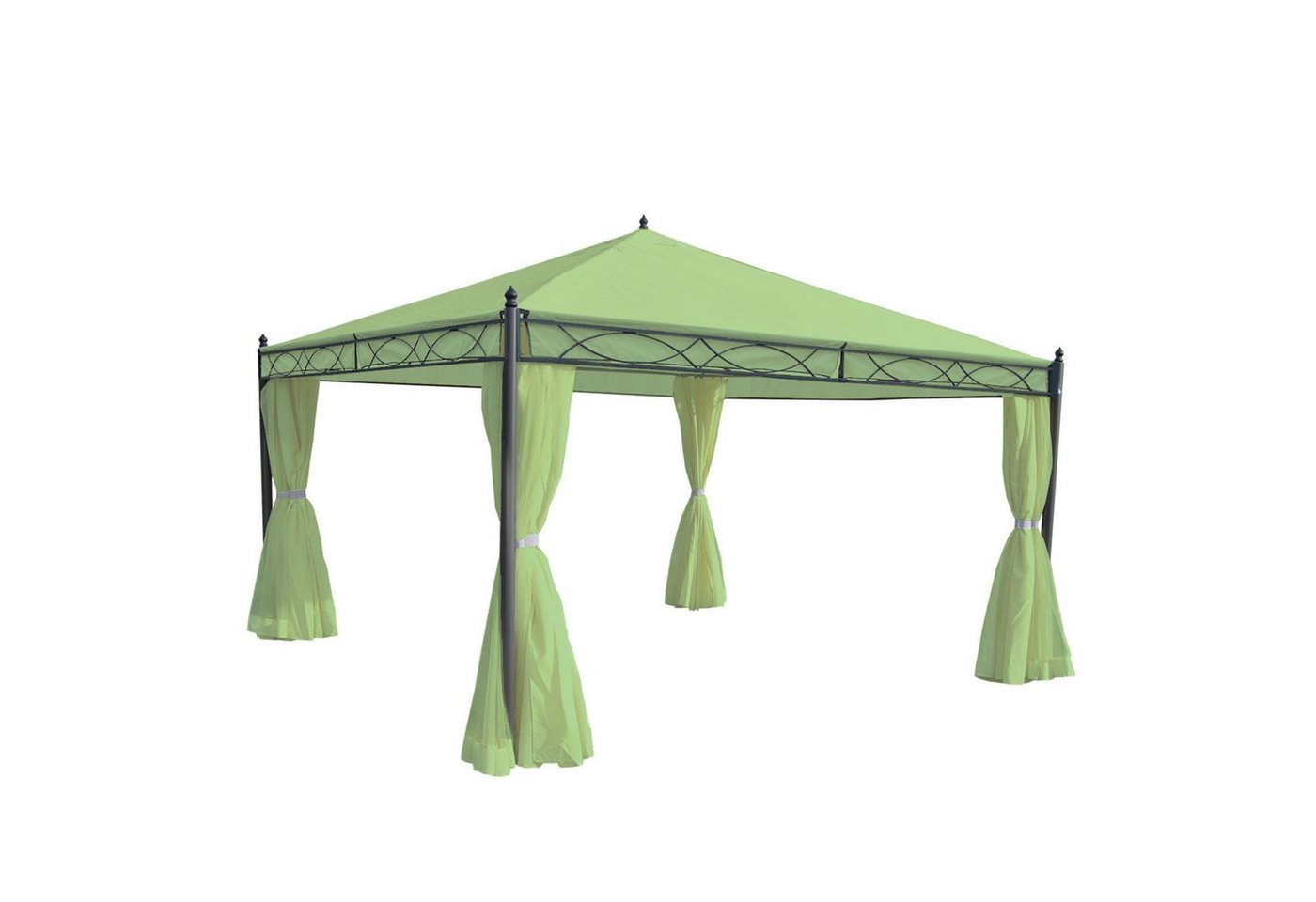 MCW Pergola Calpe-P, BxTxH: 400x400x290 cm, UV-Schutz UV50+, Mit Seitenwand, Regulierbarer Windschutz von MCW