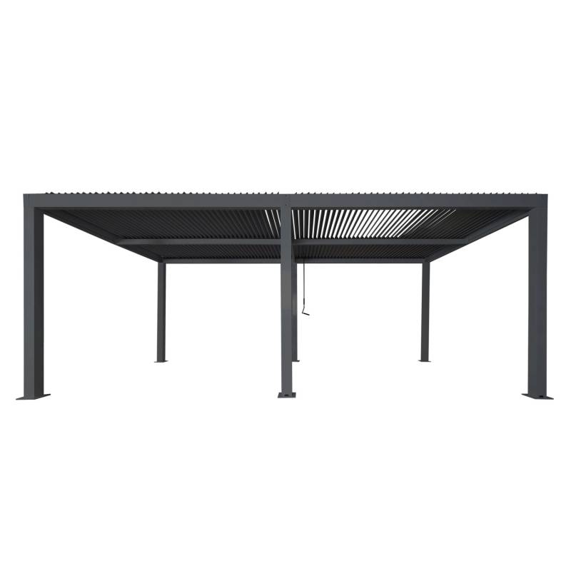 MCW Pergola L46 Anthrazit 10cm-Alu-Gestell 3x6m von MCW