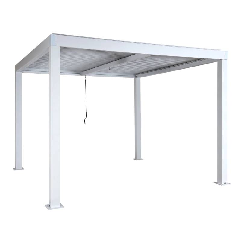 MCW Pergola L46 Weiß 11cm-Alu-Gestell 3x3m von MCW