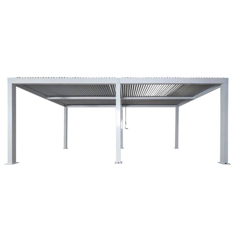 MCW Pergola L46 Weiß 11cm-Alu-Gestell 3x6m von MCW