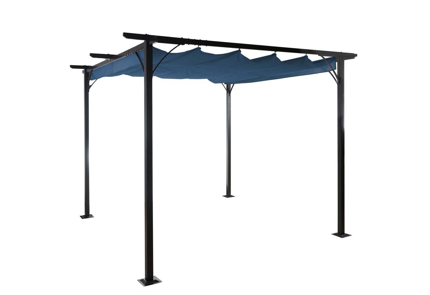 MCW Pergola MCW-C42-3x3, BxTxH: 300x300x232 cm, mit Schiebedach, Wasserablaufösen von MCW