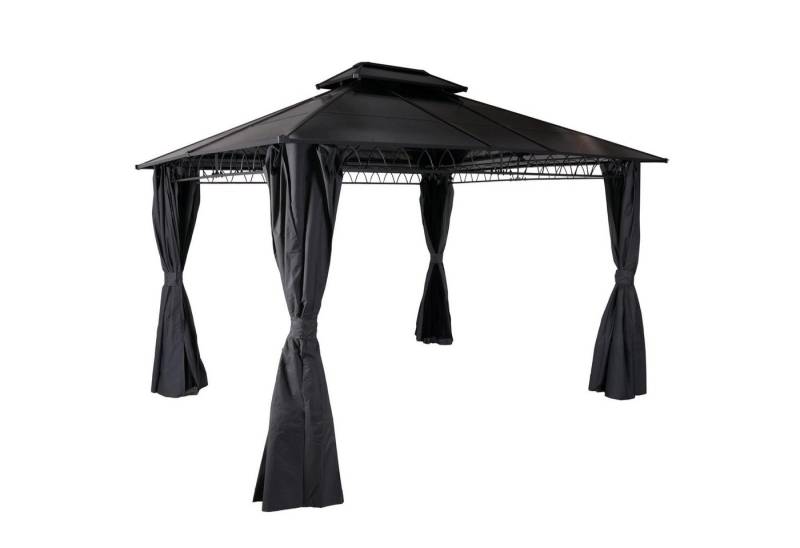 MCW Pergola MCW-M81-3,6x3, Seitenwand/Moskitonetz zusammenbindbar durch Klettverschluss von MCW