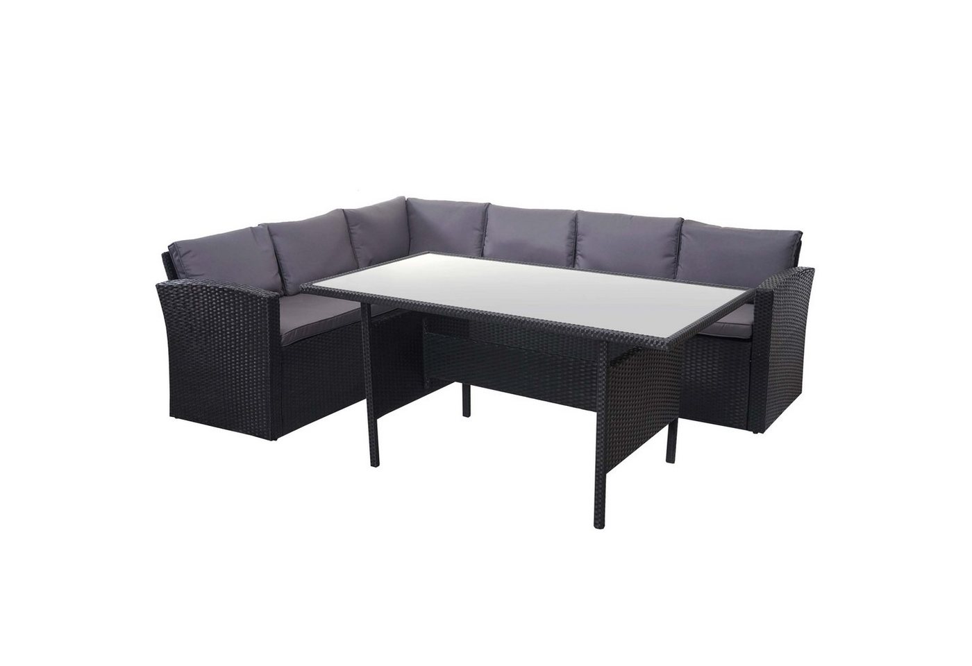MCW Polstergarnitur MCW-A29-S, (2-tlg., 1 Eckbank, 1 Tisch), Tisch verstärkt durch Unterkonstruktion, Kissen mit Reissverschluss von MCW
