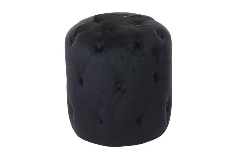 MCW Polsterhocker MCW-D22, Mit Fußbodenschonern, Komplett montiert, Sitzbezug mit Knopfsteppung von MCW