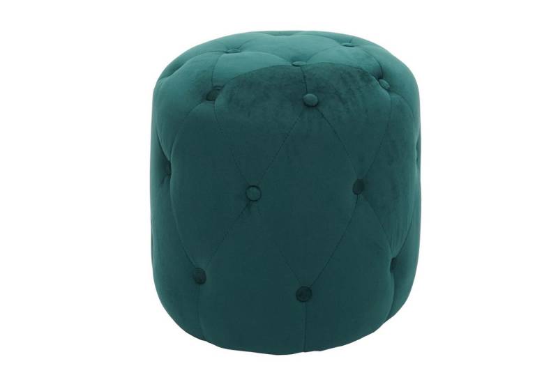 MCW Polsterhocker MCW-D22, Mit Fußbodenschonern, Komplett montiert, Sitzbezug mit Knopfsteppung von MCW