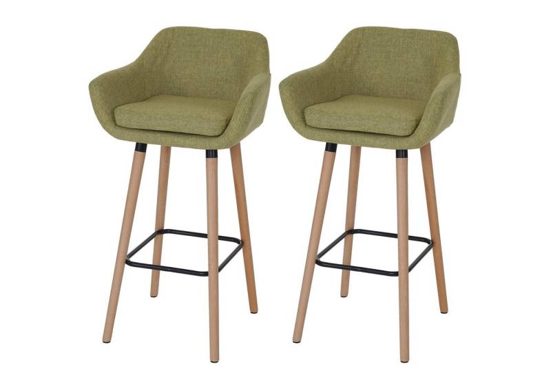MCW Polsterhocker Vaasa T381-2-B (Set, 2er), 2er-Set, Einfache Montage, Stabile Fußablage, Bequeme Sitzpolsterung von MCW