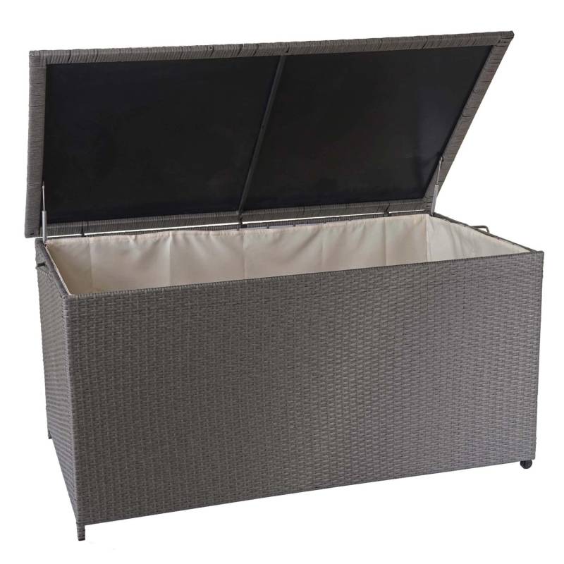 MCW Poly-Rattan Kissenbox D88 950l Premium Grau 80x160x94cm 950l von MCW