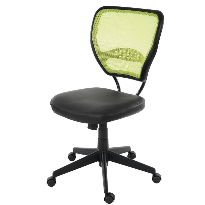 MCW Profi-Bürostuhl Chicago Kunstleder Grün ohne Armlehnen von MCW