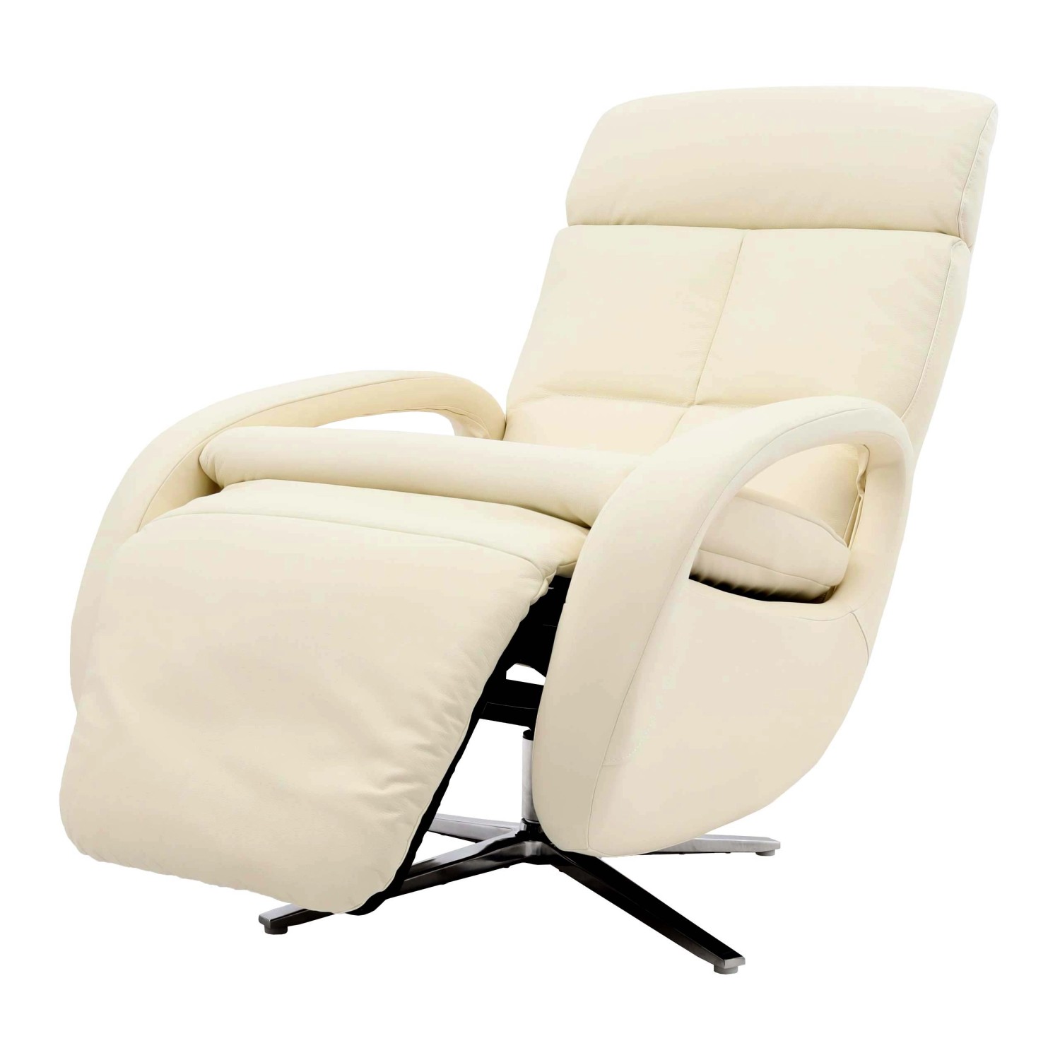 MCW Relaxsessel L11 Drehbar Voll-Leder Creme-Weiß MCW Relaxsessel L11 Drehbar Voll-Leder Creme-Weiß von MCW