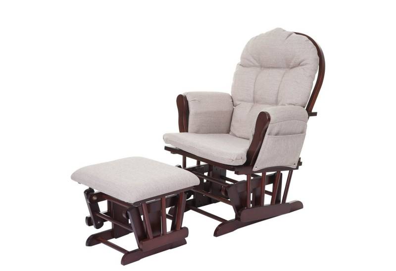 MCW Relaxsessel MCW-C76, Schaukelfunktion, Abnehmbare Polster, Seitentaschen, dicke Polsterung von MCW