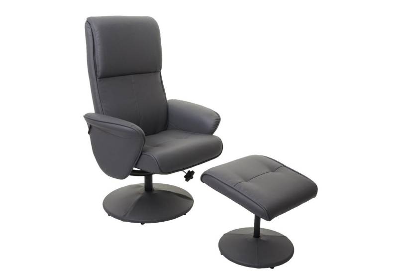 MCW Relaxsessel Stockholm, 360° drehbar, Stufenlos verstellbare Rückenlehne von MCW