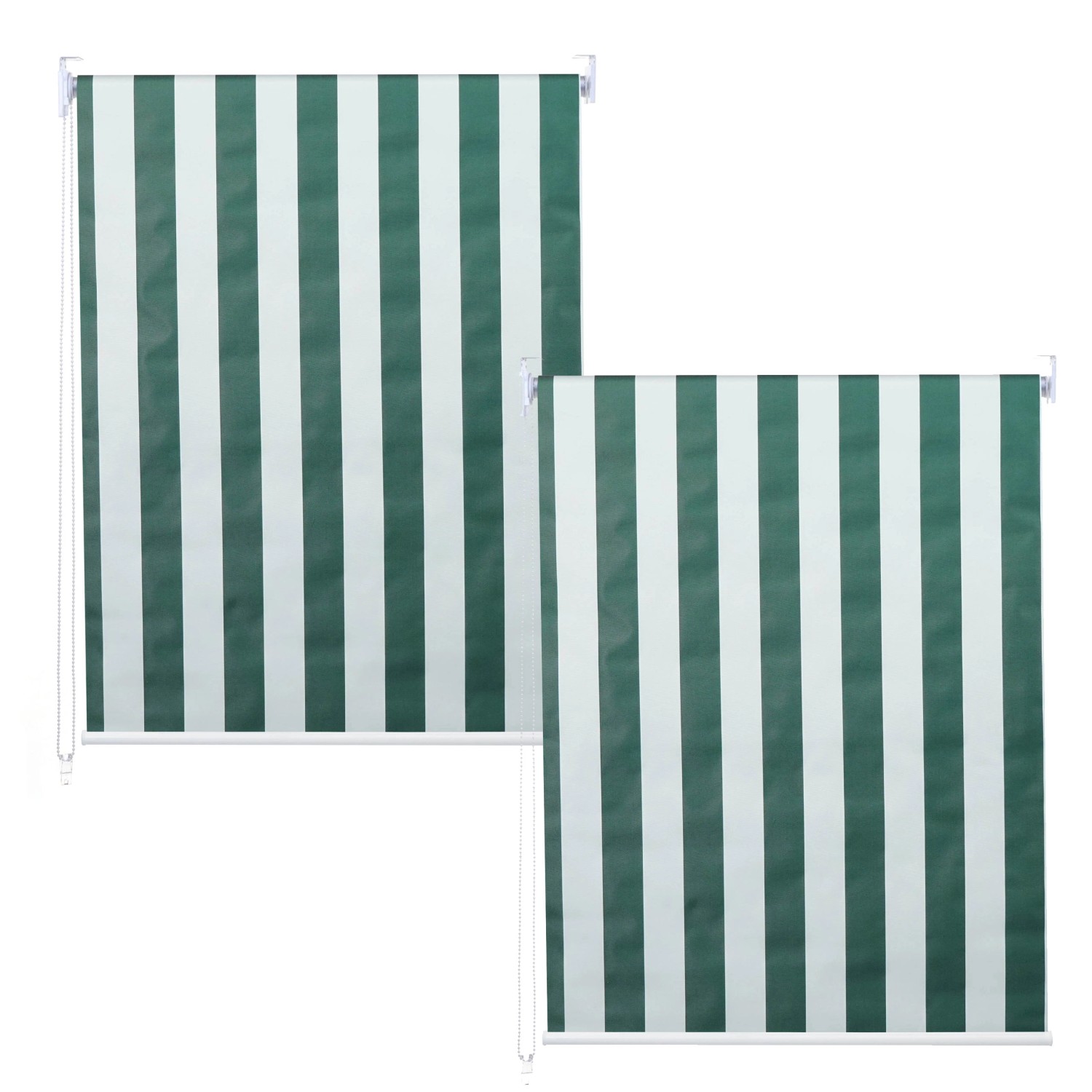 MCW Rollo D52 2er-Set 120x230cm Grün-Weiß MCW Rollo D52 2er-Set 120x230cm Grün-Weiß von MCW